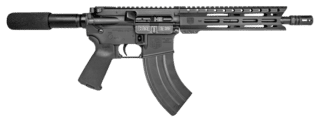Diamondback DB15 7.62x39mm Semi-Auto Pistol - Black - 10" - 28 Round